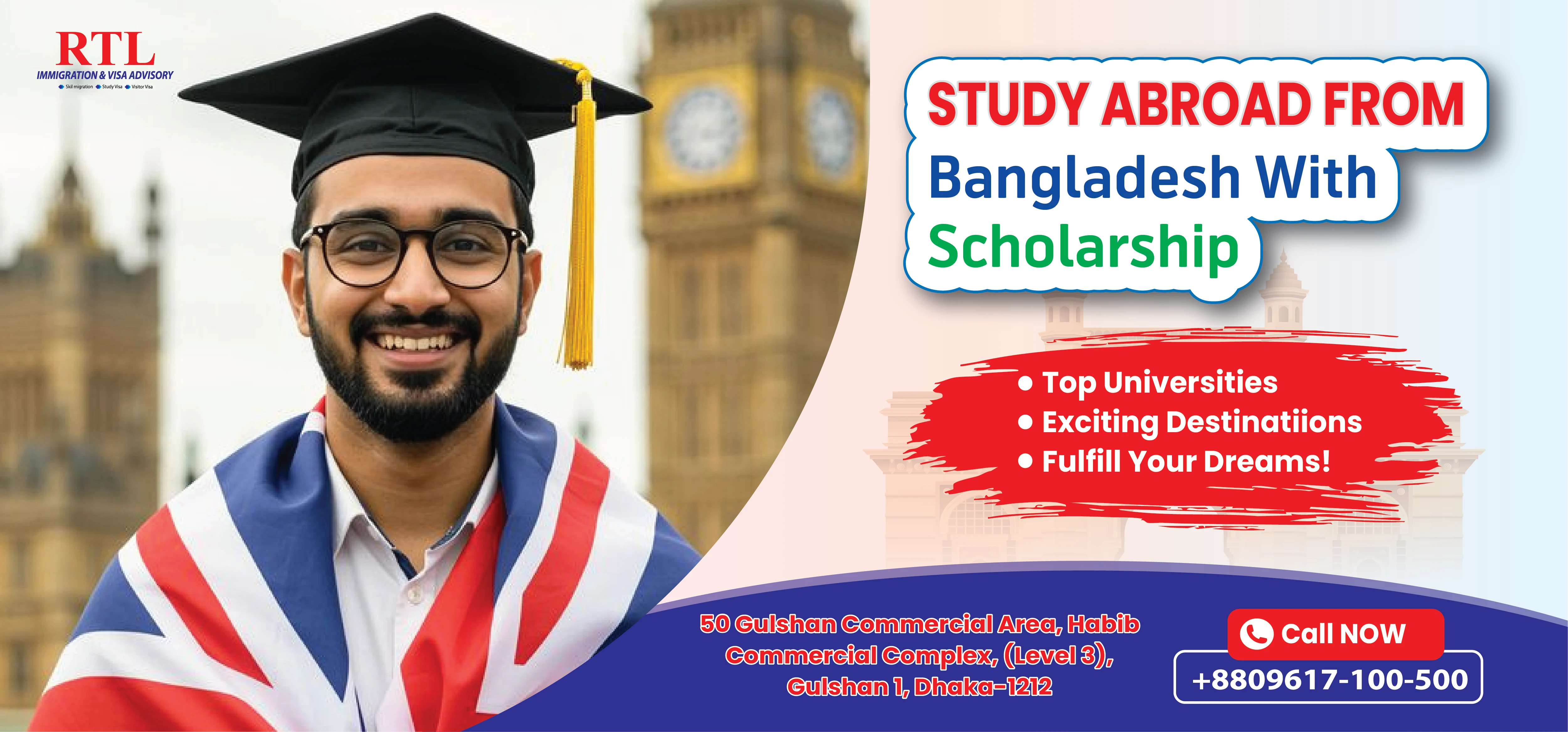 How Bangladeshi Students Can Study Abroad with Scholarship in 2025